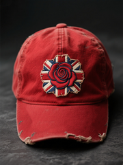 Unisex British Rose Printed Hat