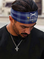Scotland Football Lover Printed Sports Headband-1