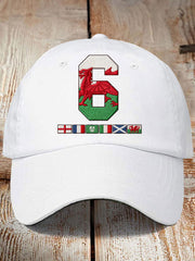 Unisex Wales Rugby Lover CYMRU Print Hat