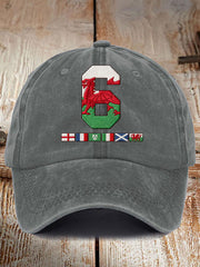 Unisex Wales Rugby Lover CYMRU Print Hat