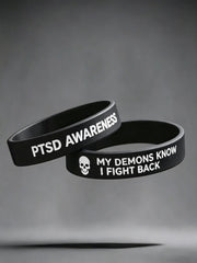 PTSD Awareness Veteran Printed Bracelet