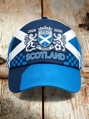Unisex UK Football Lover Scotland Printed Hat