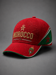 Unisex Morocco Football Printed Hat