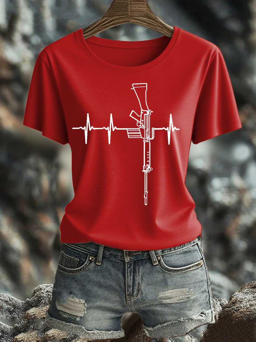 Women's British Veteran Iron On Short Sleeve T-Shirt-3