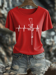 Women's British Veteran Iron On Short Sleeve T-Shirt-3