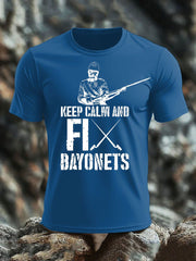 Men's British Veteran imitation cotton short-sleeved T-shirt-1