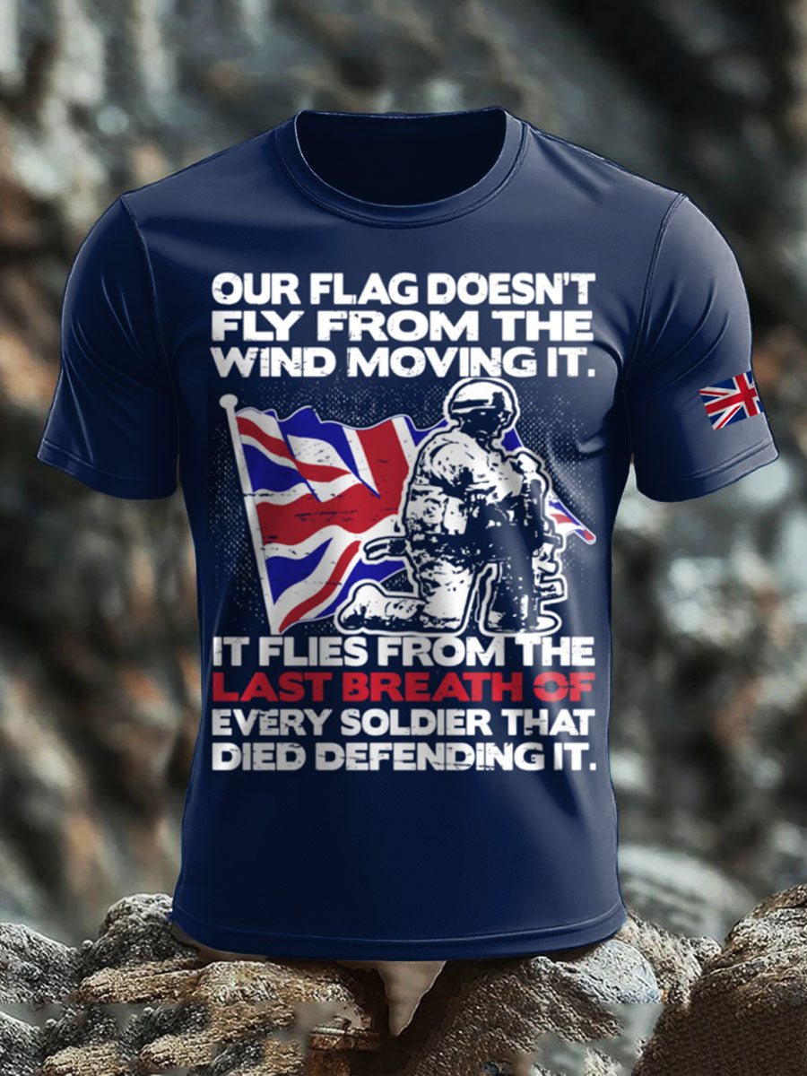 Men's British Veteran short sleeves t-shirt-1