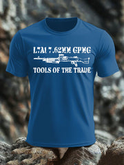 Men's British Veteran imitation cotton short-sleeved T-shirt-1