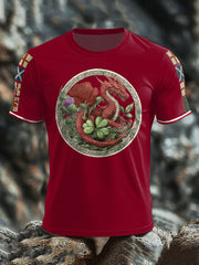 Men's UK Scotland England Northern Ireland Wales Flag Art Printed T-shirt-3