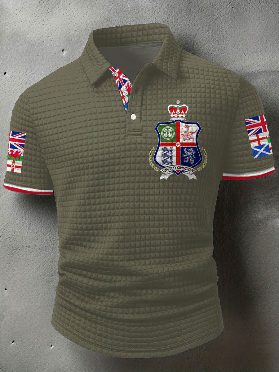 Men's UK Scotland England Northern Ireland Wales Flag Art Printed Casual Tops-5