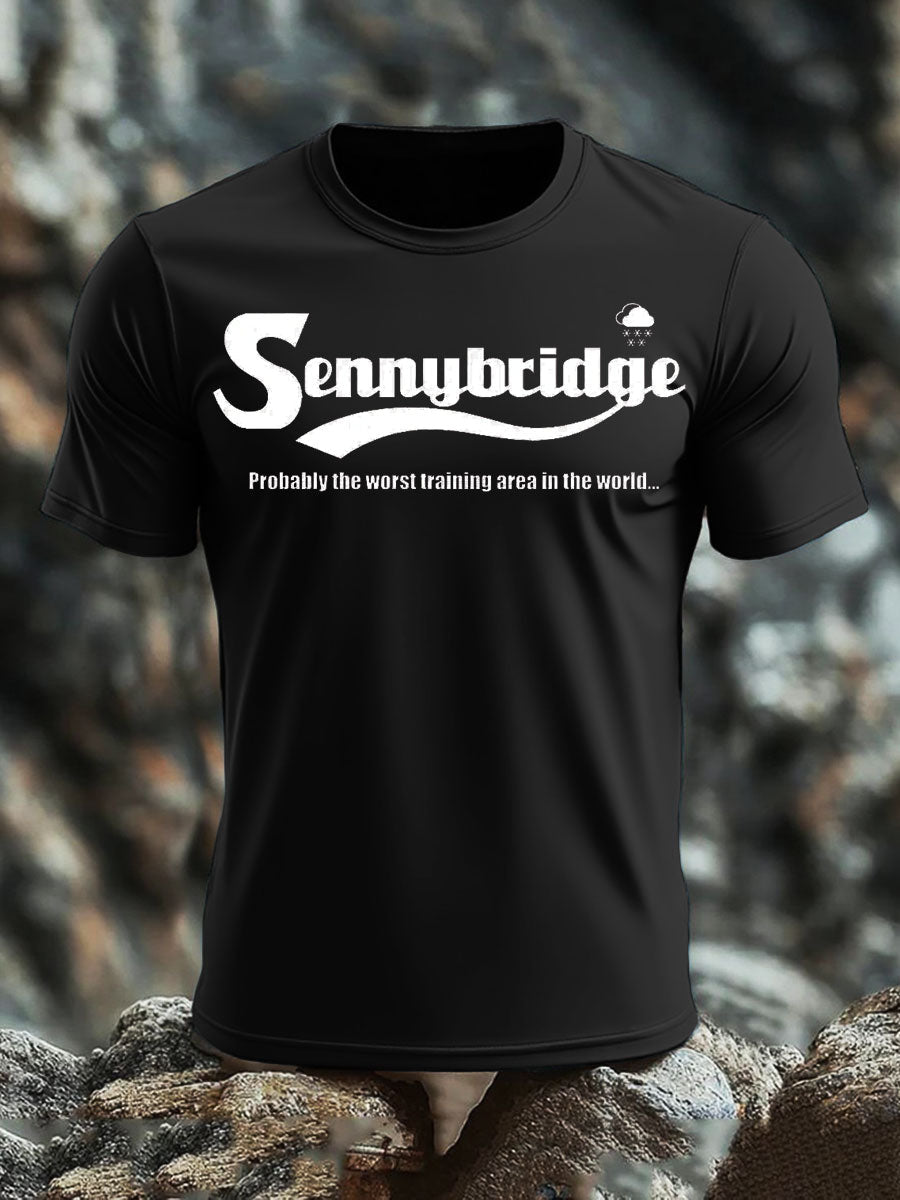 Men's British Veteran imitation cotton short-sleeved T-shirt