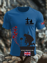 Men's British Veteran short sleeves t-shirt-4