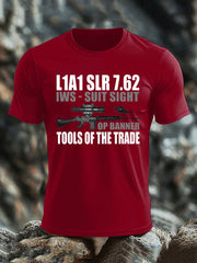 Men's British Veteran imitation cotton short-sleeved T-shirt-2