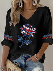 British style imitation denim rhinestone hot-drill-1