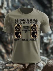 Men's British Veteran imitation cotton short-sleeved T-shirt-3