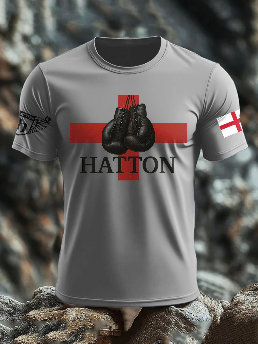 Men's Boxing Lover Rip Hitman Legend Printed T-Shirt-2