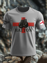 Men's Boxing Lover Rip Hitman Legend Printed T-Shirt-2