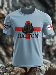 Men's Boxing Lover Rip Hitman Legend Printed T-Shirt-3