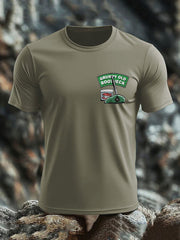 Men's British Veteran imitation cotton short-sleeved T-shirt-3