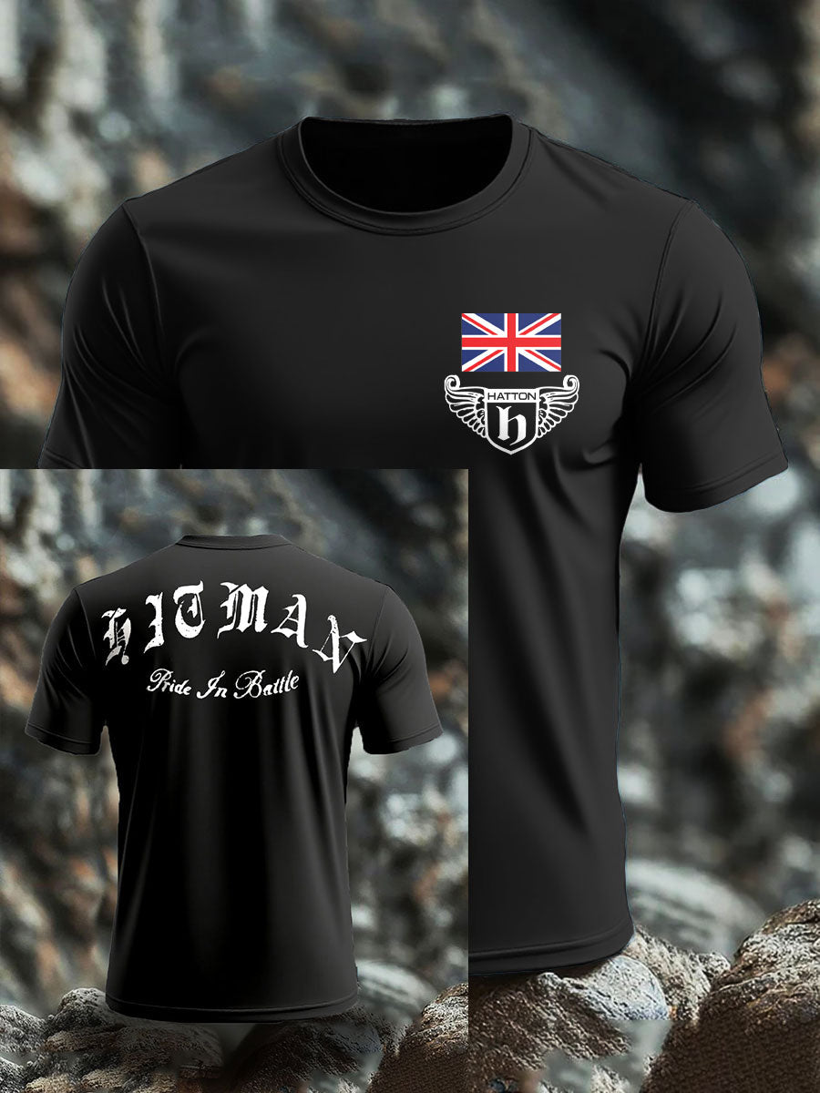 Men's Boxing Lover Rip Hitman Legend Printed T-Shirt-2