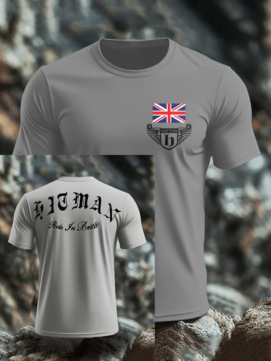 Men's Boxing Lover Rip Hitman Legend Printed T-Shirt-3