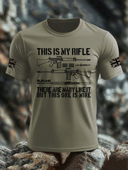 Men's British Veteran imitation cotton short-sleeved T-shirt-3