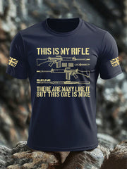 Men's British Veteran imitation cotton short-sleeved T-shirt-1