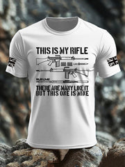 Men's British Veteran imitation cotton short-sleeved T-shirt-5