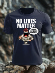 Men's British Veteran imitation cotton short-sleeved T-shirt-1