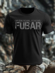 Men's Veteran imitation cotton short-sleeved T-shirt