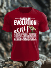 Men's British Veteran imitation cotton short-sleeved T-shirt-2