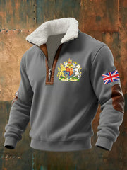 Men's United Kingdom baggy zip-up hoodie-3
