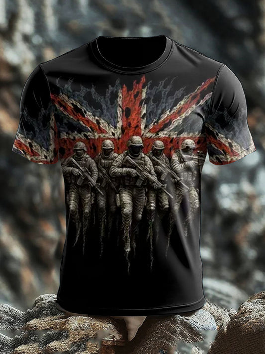 Men's British Veteran short sleeves t-shirt
