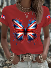 Men's UK Flag Printed T-shirt-2