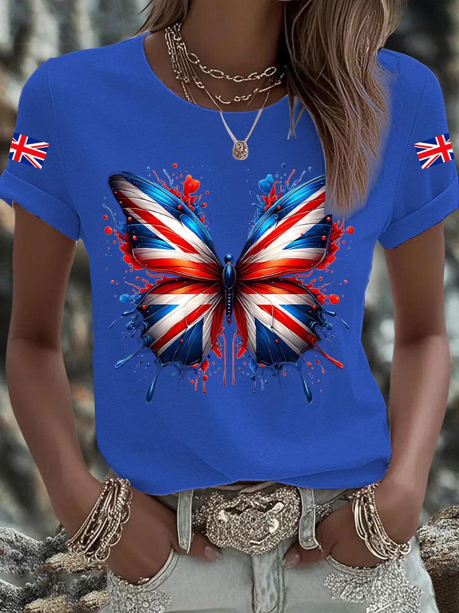 Men's UK Flag Printed T-shirt-3
