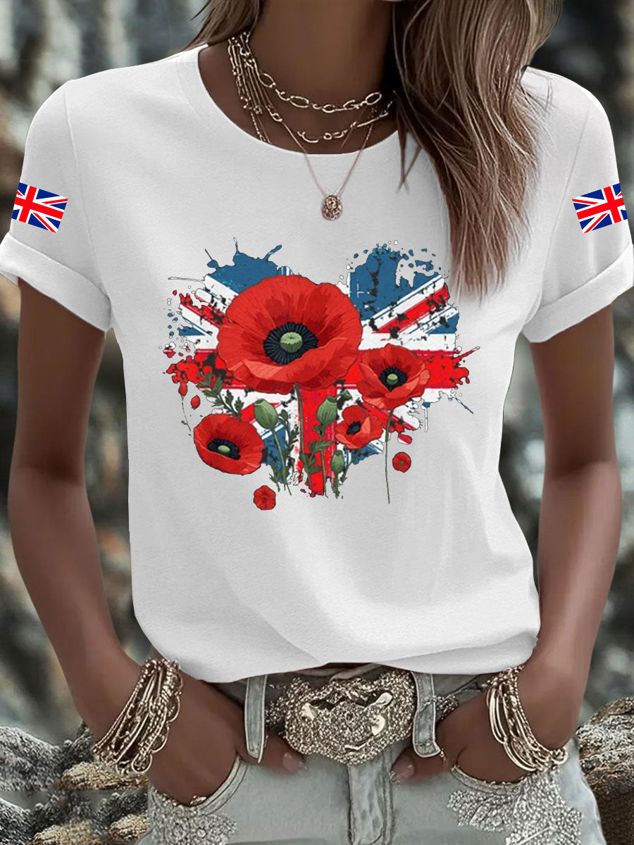 Men's UK Flag Printed T-shirt-1