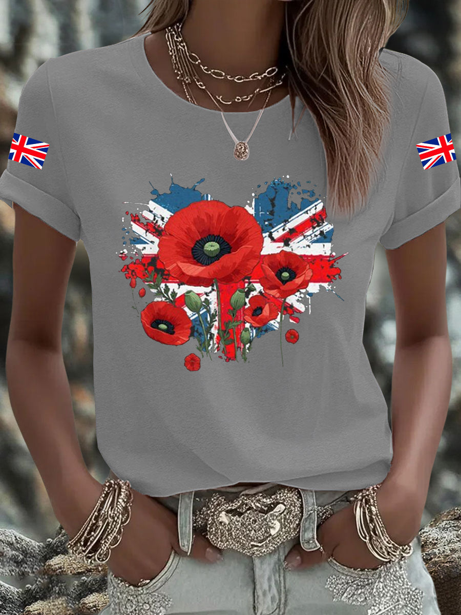 Men's UK Flag Printed T-shirt-4