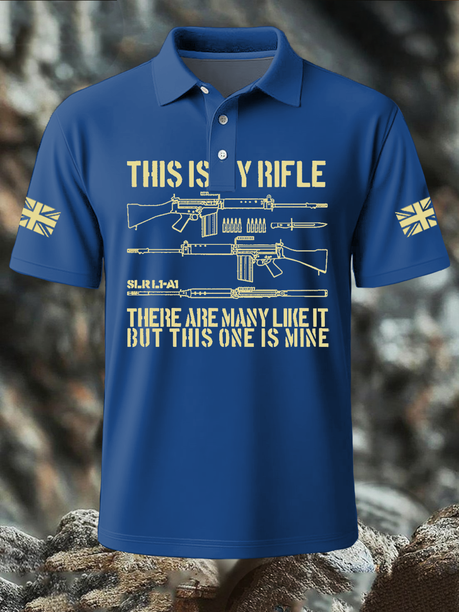 Men's British Veteran Printed polo shirt-2