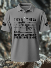 Men's British Veteran Printed polo shirt-3