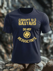 Men's British Veteran imitation cotton short-sleeved T-shirt-1