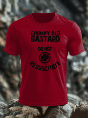 Men's British Veteran imitation cotton short-sleeved T-shirt-2