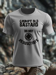 Men's British Veteran imitation cotton short-sleeved T-shirt-4