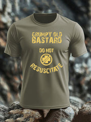 Men's British Veteran imitation cotton short-sleeved T-shirt-3