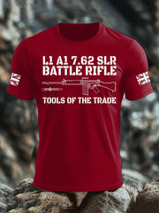 Men's British Veteran imitation cotton short-sleeved T-shirt-2