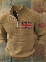 Men's Union Jack Printed sweater-1