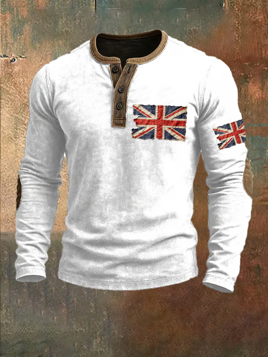 Men's Union Jack Printed T-Shirt-1