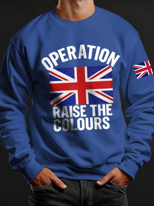 Men's Raise The Colours Print Crew Neck Sweatshirt