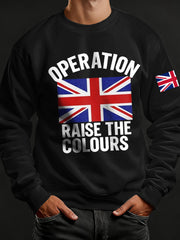 Men's Raise The Colours Print Crew Neck Sweatshirt-1