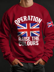 Men's Raise The Colours Print Crew Neck Sweatshirt-2