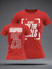 Women's England Rugby Lover Roses Printed T-Shirt-3